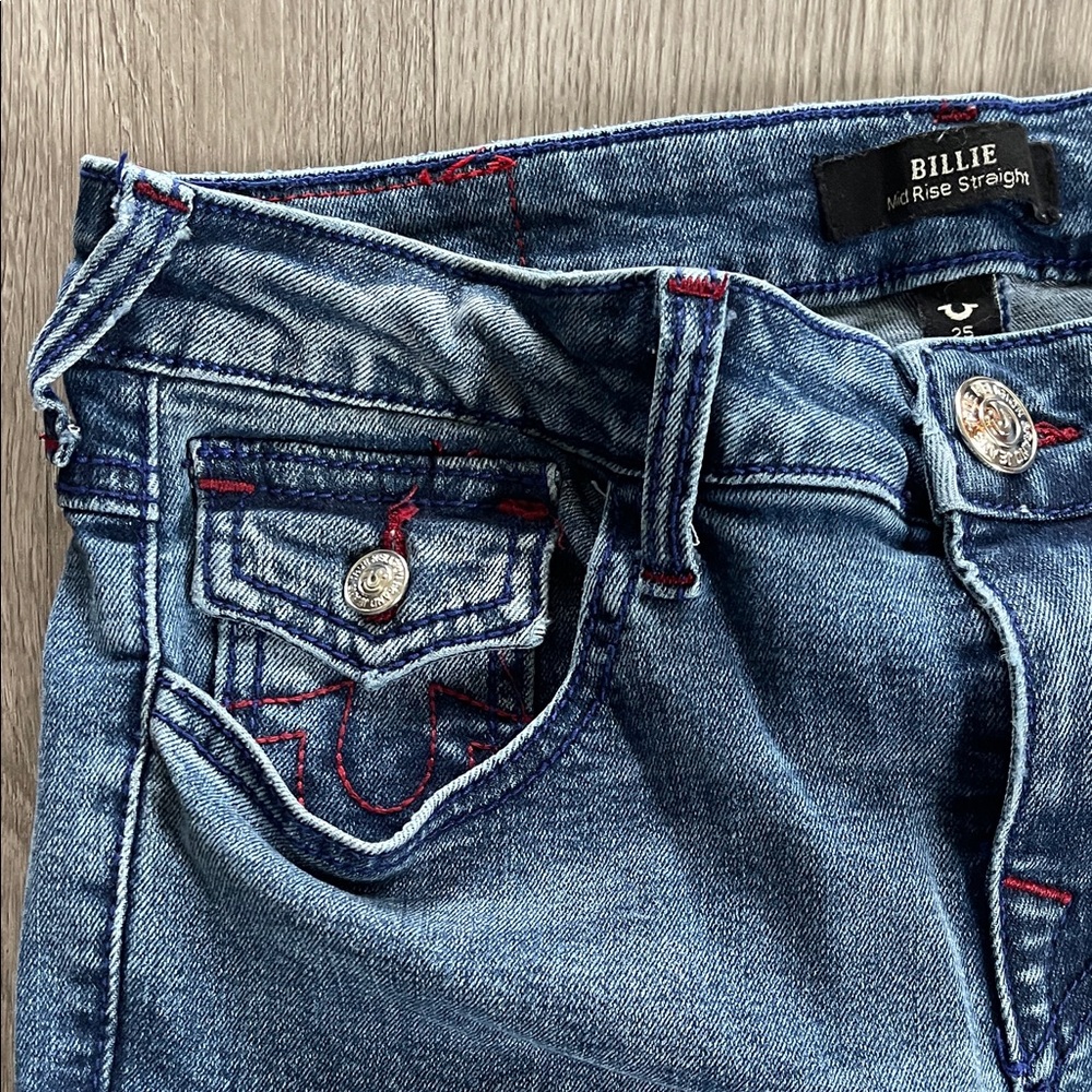 True Religion Straight Leg Jeans - Picture 4 of 7